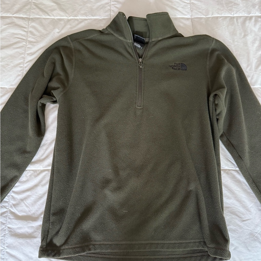The North Face Forest Green Half-Zip Fleece